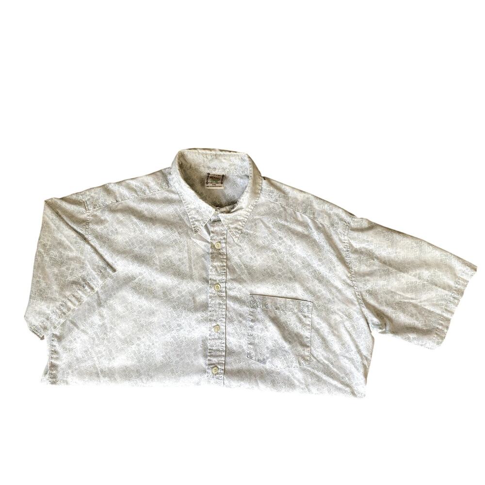 Vintage 90s Maui Trading Company Hawaiian Patterned  Button Up Mens 2XL